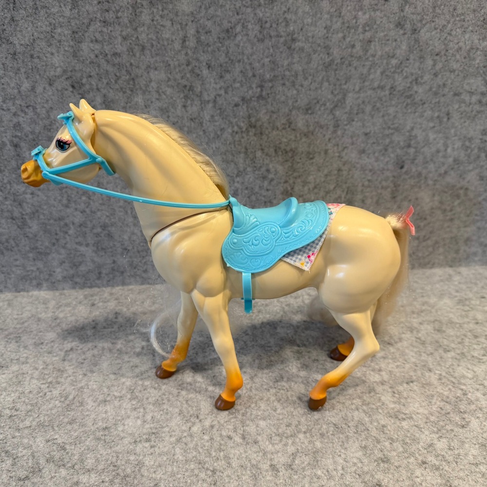 1995 Mattel Barbie "Nibbles" Horse with Saddle and Bridle, Good